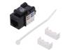 KJ08C6U Гнездо; RJ45; PIN:8; Кат:6; экранированный, Keystone; 22?26AWG
