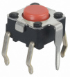 B3F-1006 Микропереключатель; 1; SPST-NO; 0,05A/24ВDC; THT; 4,9Н; 6x6мм