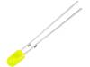 OSNY3134B LED; 3мм; желтый; 10-20мкд; 30°; Поверхность: выпуклая; Шаг:2,54мм