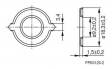 B65662-A5000X0 Insulating washer 1 (between core and coil former)