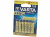 BAT-LR03X6/VL Батарея: щелочная; 1,5В; AAA; LONGLIFE; Кол-во бат:6
