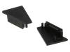 A4080002, Заглушка для профилей LED; черный; ABS; Назначение: CORNER14, TOPMET