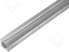 OF-PROF45ALU-2 Профиль для LED модулей; угловой; L:2м; алюминий; прозрачный