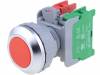 XB30-1O/C R Переключатель: кнопочный; 1; NC + NO; 30мм; красный; IP65; -20?60°C