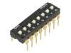 DI-08 Переключатель: DIP-SWITCH; Кол-во секций:8; ON-OFF; 0,05A/12ВDC