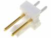 3-641126-2 Гнездо; провод-плата; "папа"; PIN:2; 2,54мм; THT; MTA-100; позолота