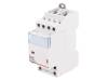 SM 425 230V 2NO+2NC, Контактор:4-полюсный установочный; 230ВAC; 25А; NC x2 + NO x2, Legrand