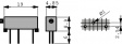 80109 Многоповоротный потенциометр Cermet 500 Ω линейный 750 mW