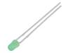 L-934CGDK LED; 2мм; зеленый; 80-250мкд; 50°; Поверхность: выпуклая