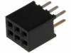 DS1065-03-2*3S8BV Гнездо; штыревое; "мама"; PIN:6; прямой; 1,27мм; THT; 2x3; 1А; 30мОм