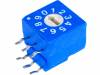 ERD110RFZ, Кодирующий переключатель; DEC/BCD; Положения:10; THT; 0,1A/50ВDC, ECE