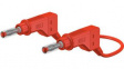 66.9408-20022 Safety Test Lead 2m Red 600V Nickel-Plated