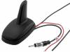 ANT.S02.01, Антенна; SHARK; АМ, FM, GPS; DIN, провода; 12ВDC; Вид: RG174, 4CARMEDIA