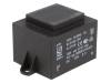 BV EI 482 1241 Трансформатор: залитый; 12ВА; 230ВAC; 15В; 800мА; Монтаж: на плату