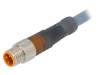 RSMV 3-106/20M Соединительный кабель; M8; PIN:3; прямой; 20м; вилка; "папа"