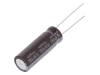 UPM1J181MPD, Конденсатор: электролитический; с низким импедансом; THT; 180мкФ, NICHICON