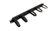 26.99.0346 Cable Management Panel with Rings for 19" Cabinets, Metal, Black
