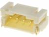 NXW-04SMDK Гнездо; провод-плата; "папа"; PIN:4; 2мм; SMT; 1А; луженые; 20мОм