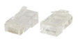 P88RB50 Modular Plug, RJ45, CAT3/CAT4/CAT5e, 8 Contacts, 8 Positions