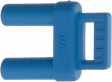 XVB-4-19 RED Shorting plug diam. 4 mm Red CAT II