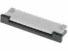 F1003WR-S-12PT Разъем: FFC / FPC; горизонтальный; PIN:12; SMT; 0,5А; 30мОм; 1мм