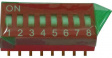 RND 210-00166 DIP-переключатель DIP-16. Сквозное отверстие 2,54 мм