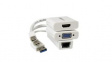 MACAMDPGBK Adapter Kit for Macbook Air, USB-A - RJ45/Mini DisplayPort - HDMI/Mini DisplayPo