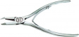 33-235 Electronics side-cutting pliers, Inox without bevel