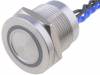 PS193P10YSS1B12T Переключатель: пьезоэлектрический; Положения: 2; SPST-NO; IP68