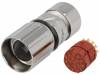 EPIC KIT M23 D6 N 17P BLM M23; вилка; PIN:17; "мама"; пайка; на провод; прямой; 7А; позолота