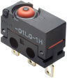 D2FD-2L0-1H Micro switch 2 A Plunger straight 1 change-over (CO)