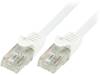 CP2011U Patch cord; U/UTP; 6; многопров; CCA; ПВХ; белый; 0,25м; 24AWG