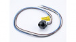 1200700177 Micro-Change (M12) Receptacle 4 Pole 1/2" - 14 NPT Threads Male (Straight) to 18 AWG Leads 0.5m (1.64') Length