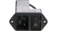 EC12.1101.001 Разъем: питания AC; гнездо; "папа"; 20А; 250ВAC; IEC 60320