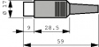 MAS 80 S Cable plug Grey, 8 Poles