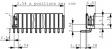 76382-316LF Pin header, Dubox 16-pin 90deg 16P
