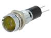 2692.8271, Индикат.лампа: LED; вогнутый; 12ВDC; Отв: O8мм; на печатную плату, Mentor