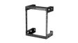 RK12WALLO 2-Post Open Frame Rack, 12U, Steel, 90kg, Black