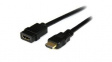 HDEXT2M Video Extension Cable, HDMI Plug - HDMI Socket, 3840 x 2160, 2m