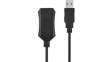 CCGP60EXTBK300 Active USB 2.0 Extension Cable USB A Plug - USB A Socket 30m Black