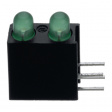 553-0222-200F PCB LED 3 mm round Green/Green low current