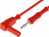 2042-100-RT, Измерительный провод; ПВХ; 1м; красный; 20А; 70ВDC; 33ВAC, Electro-PJP