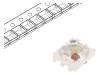 PP6N-3LFE, LED мощный; RGB; Pмакс:3Вт; 140°; 4x4x1,85мм; 47-55лм; 69-81лм, ProLight Opto