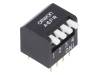 A6FR4104 Переключатель: DIP-SWITCH; Кол-во секций: 4; ON-OFF; 0,025A/24ВDC