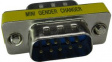 RND 205-00852 D-Sub Gender Changer, Male / Male, 9 Poles