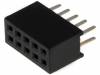 DS1065-03-2*5S8BV Гнездо; штыревое; "мама"; PIN:10; прямой; 1,27мм; THT; 2x5; 1А; 30мОм