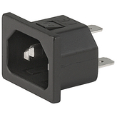 6162.0162, Flush-type device plug C14 Snap-in, Schurter