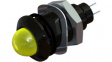 652-111-75 LED Indicator, yellow, 45 mcd, 110 VAC