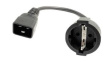 EPDU-PCC0B Power Cord, IEC 320 C20 / Type F(7/7), 500 mm