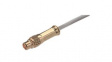22645296 RF Connector, MMCX, Brass, Plug, Straight, 50Ohm, Crimp Terminal